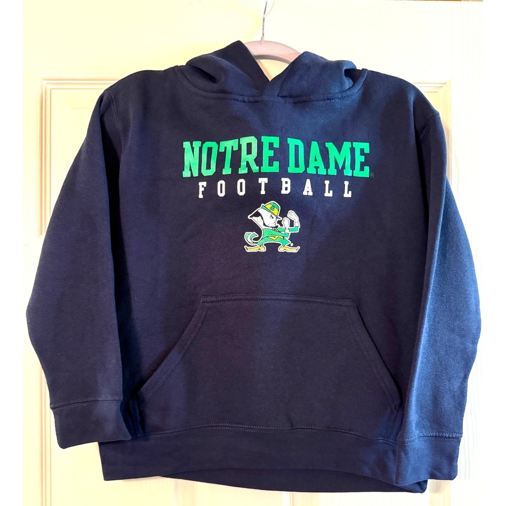 Outer Stuff Brand Notre Dame Football Youth Medium Hoodie NWT